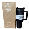 Insulated Vacuum Stainless Steel Stunley Cup / Mug 1200mls -Blacl