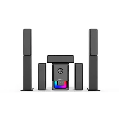 Global Star Home Theater System GS-V85 5.1 With Bluetooth,  Fm Radio, USB - Black