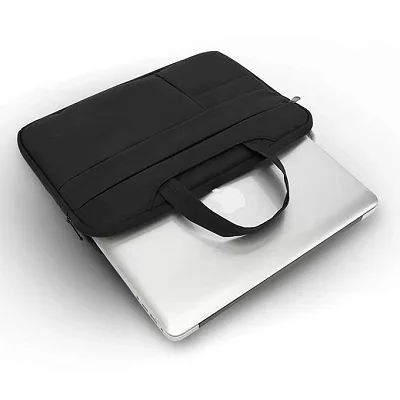 Laptop Shoulder Messenger Bag 14.5 inches By 10 inches - Black