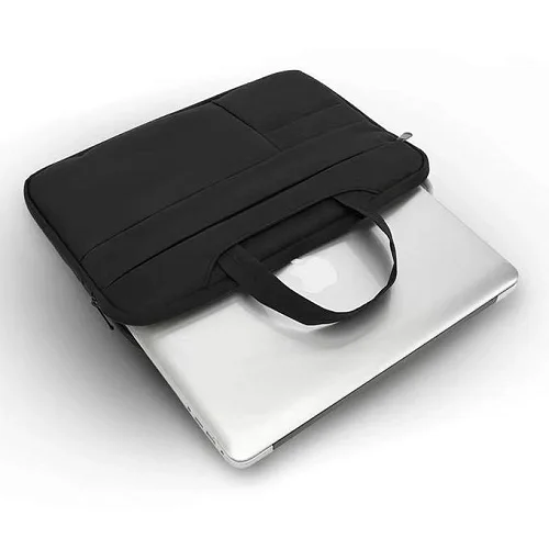 Laptop Shoulder Messenger Bag 14.5 inches By 10 inches - Black