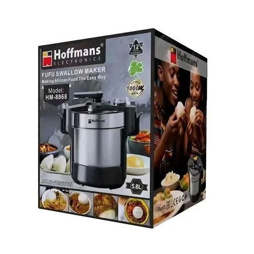 Commercial/home Ugali and Posho Maker - Silver, Black