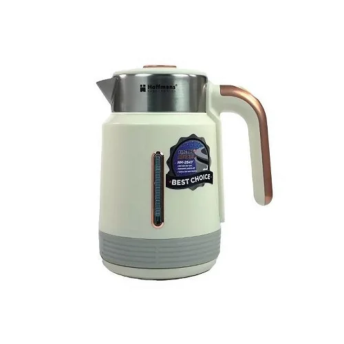 Hoffmans 2.5L Electric Percolator Kettle for Milk, Tea &amp; Cooking - Cream