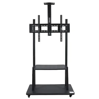 Movable TV Mount- Conference TV Mount Suitable For 25 Inch To 75 Inch- Best Quality- Black