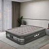 5 by 6 Inflatable Air Mattress with Built-in Electric Pump - Brown