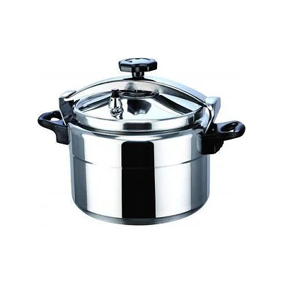 11L Non Electric Stainless Steel Pressure Cooker - Silver