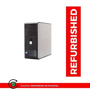 Refurbished Desktop CPU 2gb RAM 250GB HDD DUOCORE With Free VGA Cable - Black