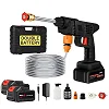 Rechargeable Portable Car Washer Cordless High-Pressure Washer 2 Batteries 48v
