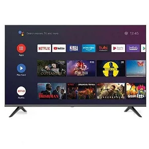 Global Star 43 Inch Android Smart HD Frameless Tv With Bluetooth, Netflix, YouTube- Black