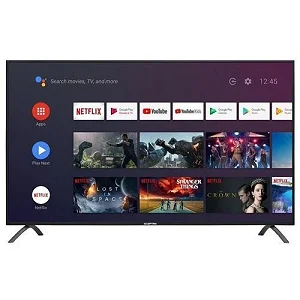 Global Star 43 Inch Android Smart HD Tv With Bluetooth, Netflix, YouTube, Free To Air - Black