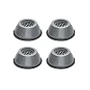 Refrigerator Stand, Washing Machine Pads, Anti Vibration Pads, Furniture Base Stand, Fridge Stands - Grey ,Black