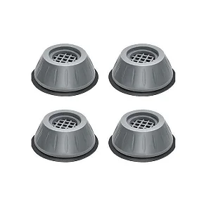 Refrigerator Stand, Washing Machine Pads, Anti Vibration Pads, Furniture Base Stand, Fridge Stands - Grey ,Black