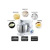 Hoffmans 6L 3In1Blender Dough Hand Stand Mixer Food Processor- White .
