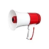 Rechargeable Megaphone With USB Port and Bluetooth connectivity- Mukalakasa- White blue