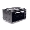 Blueflame 45 Liters Electric Mini Oven With Two Hot Plates / Hobs - Black