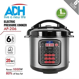6L ADH 25-in-1 Multipurpose Electric Pressure Cooker - Silver