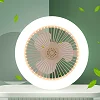 Bulb Fan With  light With Remote Control, Lamp With Fan - White