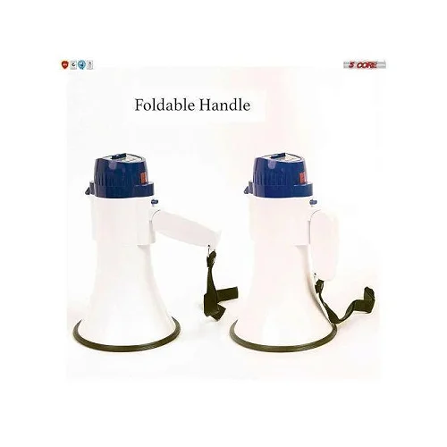 Professional PA Megaphone Bullhorn Siren, Rally Public Address System (Mukalakasa) - Multicolor