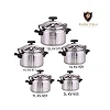 Kaisa Villa 11L Aluminum Pressure cooker - Silver