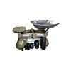 UNBS Certified Original Weighing Scale With Cylindrical 6 Stones - Gold