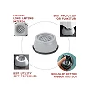 Refrigerator Stand, Washing Machine Pads, Anti Vibration Pads, Furniture Base Stand, Fridge Stands - Grey ,Black
