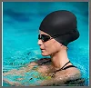 Long Hair Adult Elastic Swim Cap- Multicolor Varies