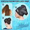 Long Hair Adult Elastic Swim Cap- Multicolor Varies