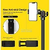 210m Strong Metal Mobile Phone Tripod/Camera Sand Tripod - Black