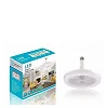 LED Fan light With Remote Control With Changing Colours - White