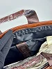 Leather Briefcase for Men Laptop Bag with Lock & Luggage Strap - Brown