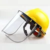 Safety Helmet Face Shield Transparent PVC – Industrial Protection