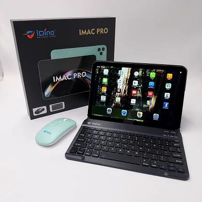 Idino IMAC PRO 10.1 Inch High Definition Tablet,Android 16 Advanced Software ,5G Network, 8.0MP+13.0 MP Pixel, MTK CORE Powered Processor, Incell FHD 4K Sreen,Tablet 16GB RAM 512 ROM, 10000mAh Battery ,Eye Protection, With Bluetooth Keyboard,Mouse