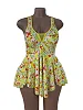 Adult ladies Free Size Swimming Costume Swimwear ( 20 - 35 years) - Multicolor