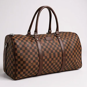 Unisex Duffel Bag - Brown