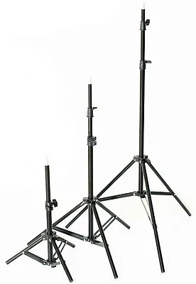 2.1m Adjustable Tripod Photography Stand for video camera Tripod (Black, Supports Up to 1500 g)