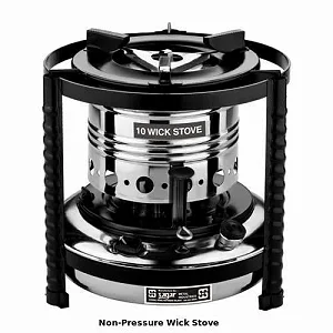 Stainless Paraffin Stove 2 Litres - Silver,Black