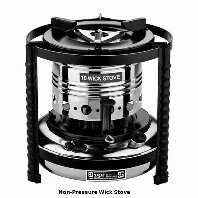 Stainless Paraffin Stove 2 Litres - Silver,Black