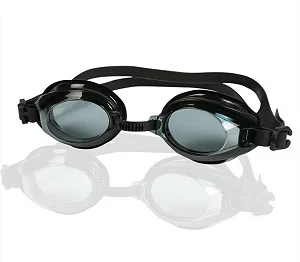 Adult Unisex Swimming Goggles / Googles Anti Fog - Black