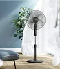 Philips Series 600 Pedestal Fan – Powerful Cooling Stand Fan with Adjustable Height & Oscillation - Black