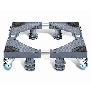 Heavy Duty Washing Machine Base Stand 4 Feet Adjustable Refrigerator Base Support