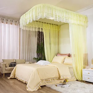 5x6 Wall mounted Mosquito Net- Cream