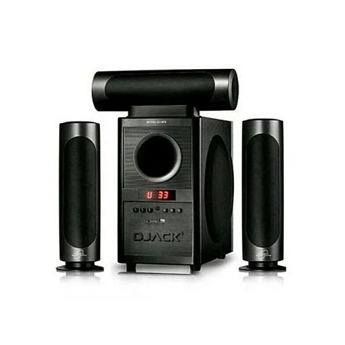 Djack Woofer Hifi Home Theater with Bluetooth, FM Radio AK -903L - Black