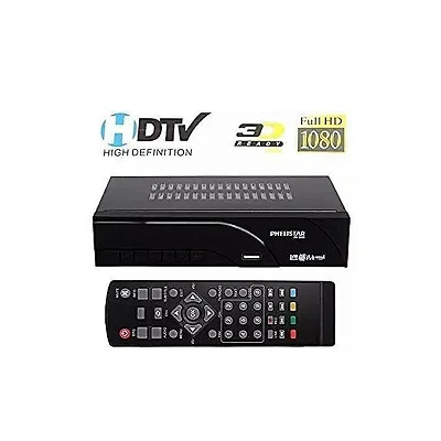 Phelistar 1080p Full HD Free to Air Digital Decoder - Black