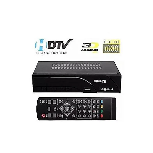 Phelistar 1080p Full HD Free to Air Digital Decoder - Black