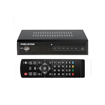 Phelistar Free to Air Digital Decoder 1080p - Black