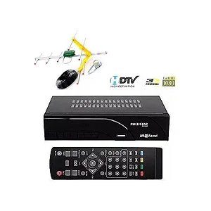 Phelistar HD Digital Decoder with Free TV Antenna Kit