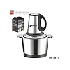 Hoffmans Food Processor Vegetable Chopper Meat Grinder Mincer 3 Litre - Silver Green/ Black