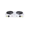 Double burner Ceramic Electric Stove Hot plate- Black / White