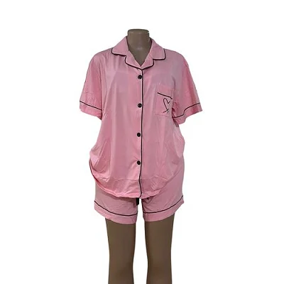 Women's Two Piece Pajama Sleepwear- Multicolor