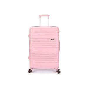 Medium Size Waterproof Rubber Plastic Suitcase - Pink