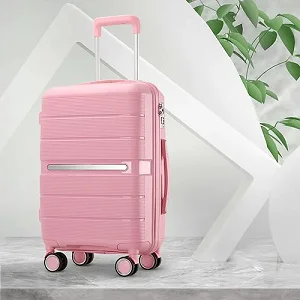 Small Size Waterproof Rubber Plastic Suitcase - Pink